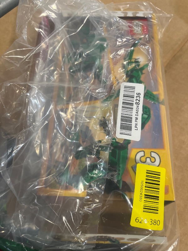 Photo 1 of **MISSING PARTS**
LEGO Creator 3 in 1 Mighty Dinosaur Toy, Transforms from T. rex to Triceratops to Pterodactyl Dinosaur Figures, Great Gift for 7-12 Year Old Boys & Girls, 31058