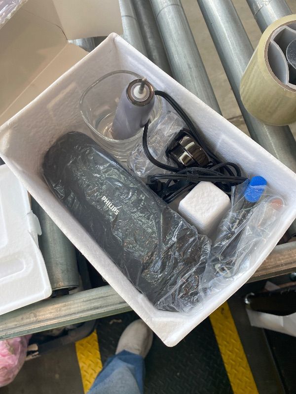 Photo 1 of [DAMAGED] Philips Sonicare DiamondClean Smart 9500 Electric Toothbrush - Sonic Toothbrush with App, Pressure Sensor, 15 Brushing Settings, Replacement Reminder, USB Charging Travel Case, Grey, Model HX9923/41