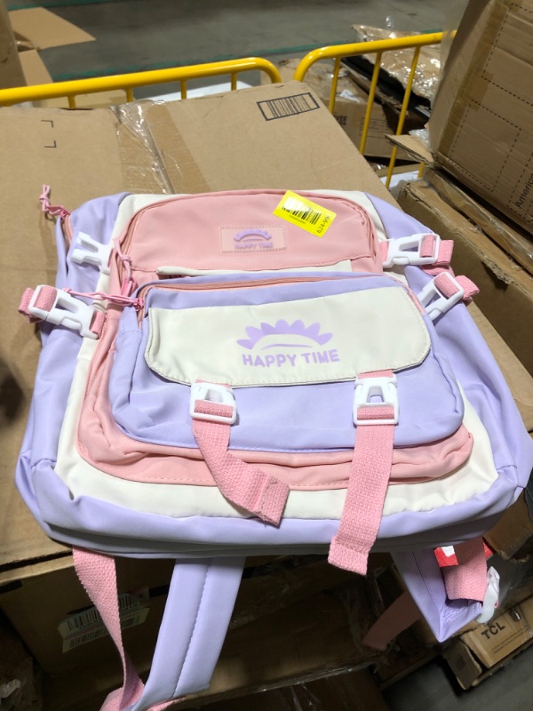 Photo 1 of ** backpack only**
GDEMXOAN 3pcs Girls Backpack, Kawaii School Backpack For Kids Children With Lunch Bag and Pencil Case (rabbit-purple)