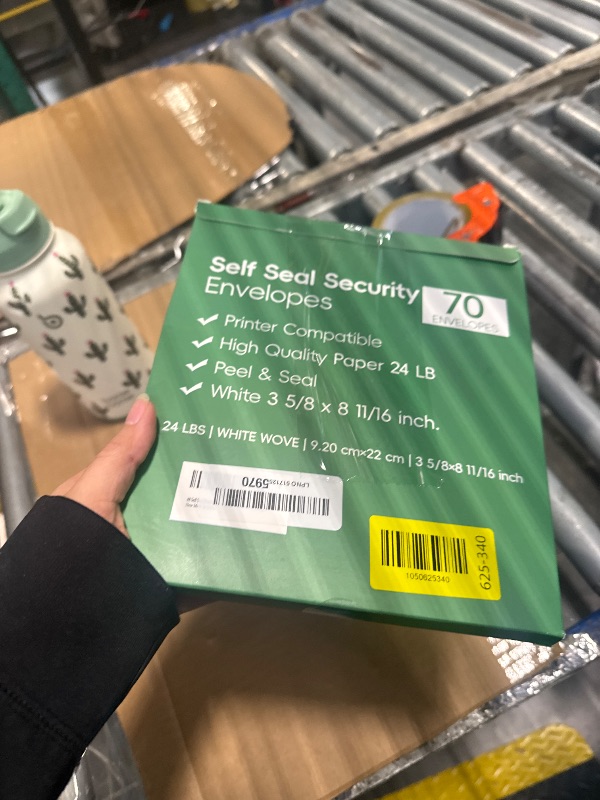 Photo 1 of #8 Double Window Security Check Envelopes,Double Window Self Seal Security Envelopes,No.8 Double Window Bussiness Envelopes,70 Pack,Size 3 5/8 x 8 11/16 Inches,Designed for Checks(NOT for INVOICES)