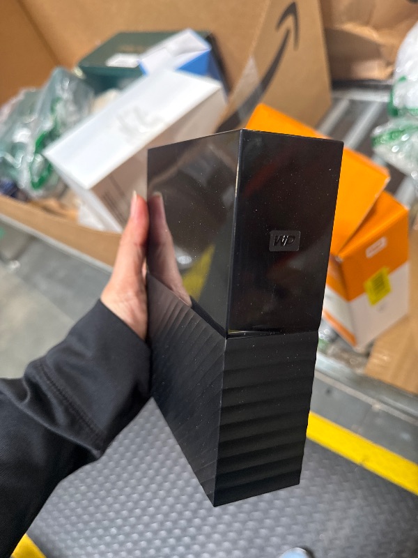 Photo 1 of ***Charging cable missing*** WD 12TB My Book Desktop External Hard Drive, USB 3.0, External HDD with Password Protection and Auto Backup Software - WDBBGB0120HBK-NESN