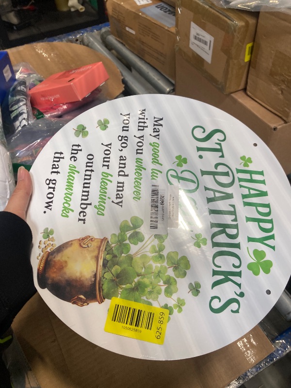 Photo 1 of ***similar*** St Patricks Day Decor Irish Blessing St Patricks Day Door Decorations Happy St patricks Day Farmhouse St Patricks Day Door Hanger for Home Porch Party Wall Indoor Decor 12X12 In