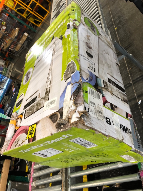 Photo 1 of **UNTESTED**
HAMILTON BEACH Portable Dishwasher with Wheels, 19in Wide, 8 Place Settings Capacity, White