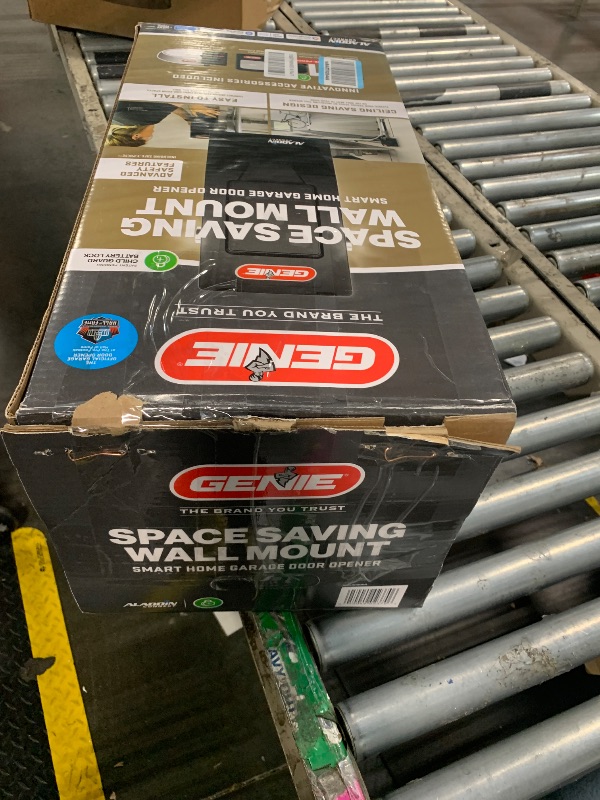 Photo 1 of ** sold as is no refund/return ** see comments
Genie 6172H-O Wall Mount Smart Garage Door Opener with Aladdin Connect, Wall Mounted Compact Space Saving Opener