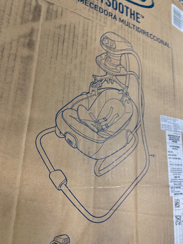Photo 1 of **UNTESTED**
Graco DuetSoothe LX Infant Swing & Rocker, Winslet, 25 lbs, 3 Seating Positions