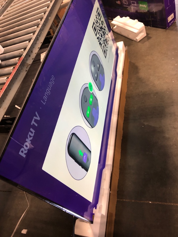 Photo 1 of ** SOLD AS IS NO REFUND/RETURN** SEE COMMENTS  Roku Smart TV 2026 – 65-Inch Select Series, 4K QLED TV – Roku TV with Voice Remote – Flat Screen QLED Television with Wi-Fi for Streaming Live Local News, Sports, & Movies – Bluetooth Headphone Mode