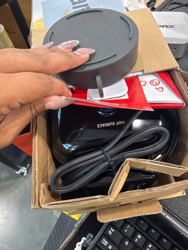 Photo 1 of **UNTESTED**
Dash Deluxe Egg Bite Maker - Electric Egg Bite Maker for Healthy Protein Snacks - Quick Cleanup, Space-Saving Design & Non-Slip Feet - 4 Servings, Black