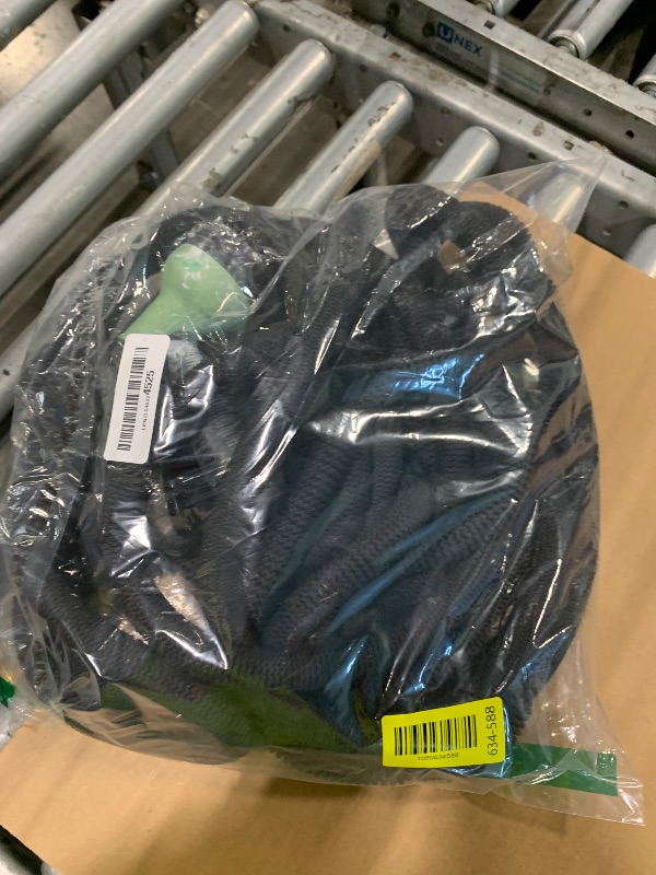 Photo 1 of **DAMAGED**
Flexi Hose Expandable Garden Hose with 8 Function Nozzle, 50FT - Lightweight Retractable Garden Hose, Water Hose - No-Kink Flexibility, 3/4 Inch Solid Brass Fittings and Double Latex Core