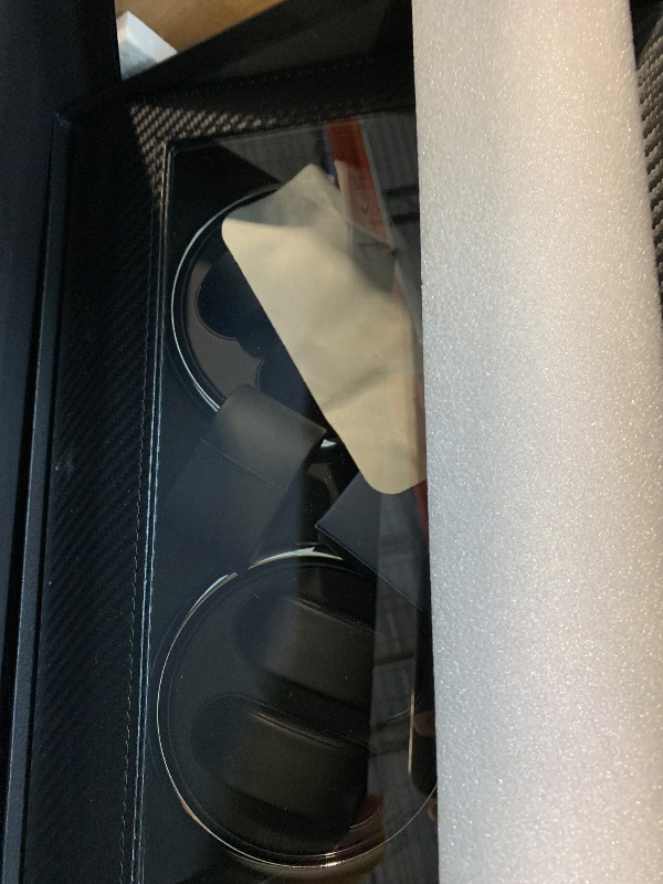 Photo 1 of *MISSING PARTS - see clerk notes*
ANWBROAD Watch Winders for Automatic Watches, Automatic Watch Winder with 4 Watches Rotator and 6 Extra Storages, 4 Watch Winder with Japanese Quiet Motor, Carbon Fiber Watch Winders,UJWW012C