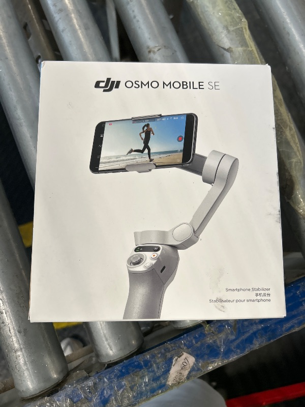 Photo 1 of ** VERY USED/ DIRTY/ MISSING PARTS** ** DJI Osmo Mobile SE, 3-Axis Phone Gimbal for iPhone, Android, Built-in Tripod, Selfie Stick, Gimbal Stabilizer for iphone, Andriod, ActiveTrack 6.0, Vlogging Stabilizer for Youtube, TikTok, Travel