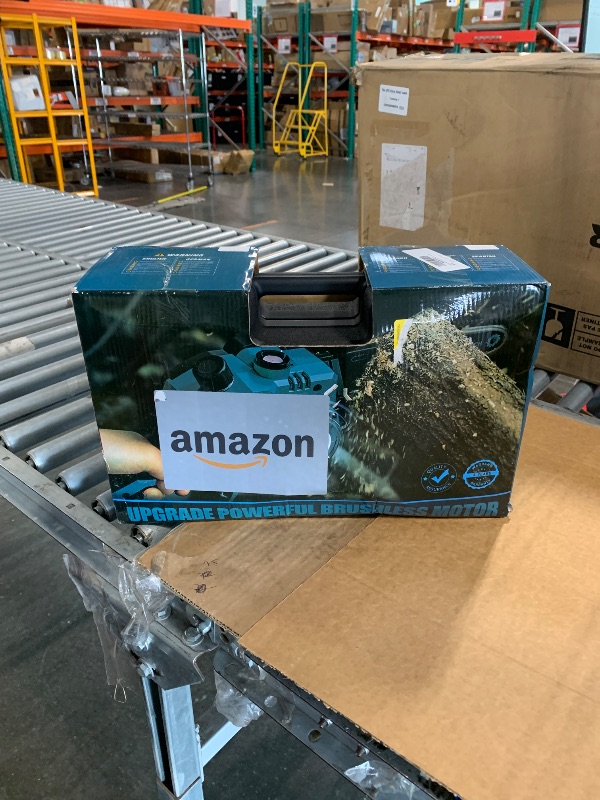 Photo 1 of **UNTESTED**
ZUYIYI Mini Chainsaw Cordless 6 Inch & 8 Inch for 18V Battery, Brushless Handheld Chain Saw with Oiler Electric Chainsaw for Garden Courtyard Tree Branch Wood Cutting (Battery NOT Included)