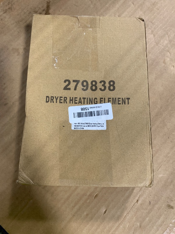Photo 1 of ?95% Nickel?279838 Dryer Heating Element, Compatible with Whirlpool WED4815EW1 Kenmore 500 600 70 80 Series Model 110 Roper RED4440VQ1 Maytag MEDC200XW3 Amana NED4600YQ1 Admiral MEDC200XW3 Dryer Parts