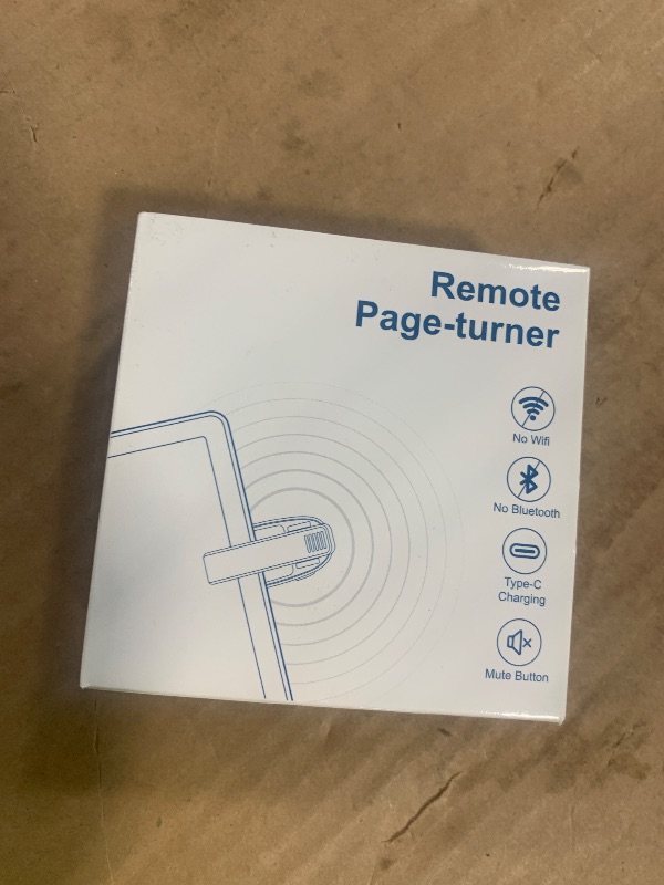 Photo 1 of (2 Clips) BBSDA Kindle Page Turner Remote Control: Pad Ereader Page Turner, Rechargeable Button Clicker, Kindle Scroller Paperwhite Scribe Oasis Android Tablets Reading Accessories Gifts