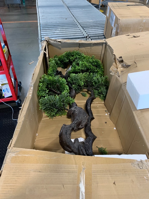Photo 1 of ***UPDATED 5/29***Vintage Home Artificial Faux Bonsai Tree 49" High Fake Plant Real Touch for Indoor/Outdoor Home and Office Accent Décor with Stylish Plastic Planter (VHX170)