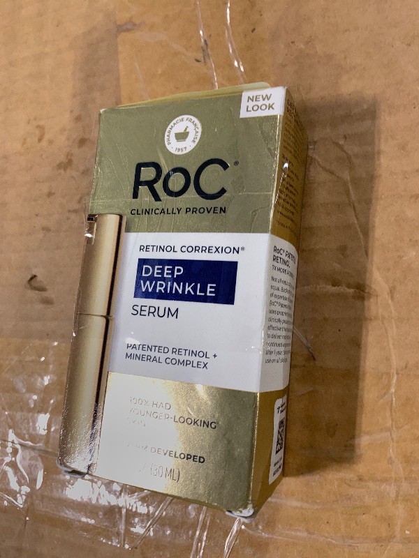 Photo 1 of **MISSING PRODUCT**
RoC Retinol Correxion Deep Wrinkle Retinol Face Serum with Ascorbic Acid, Anti-Aging Treatment for Fine Lines, Dark Spots, Post Acne Scars, 1 Oz (Packaging May Vary)