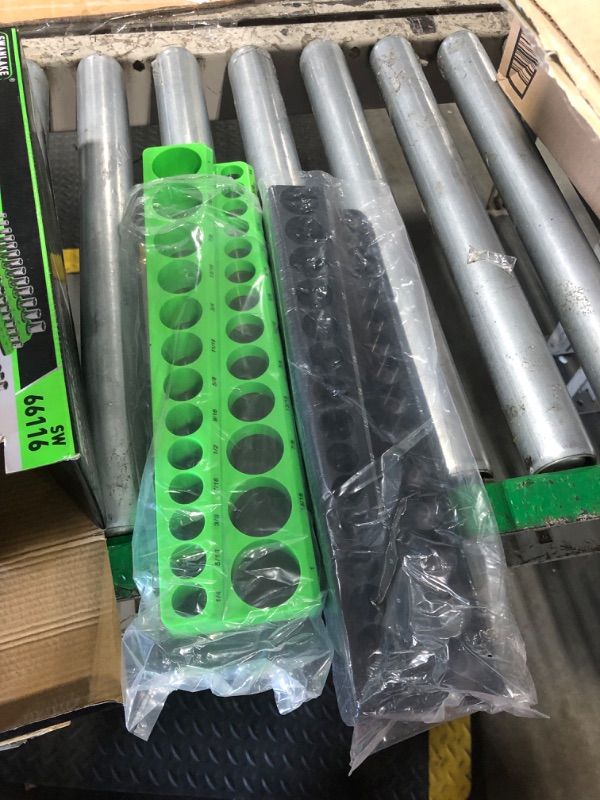 Photo 1 of **MISSING 2**
SWANLAKE 4-Piece Magnetic Socket Organizer Set, Metric & SAE Socket Holder Set Includes 1/4", 3/8" Drive Sockets Trays, Magnetic Sockets Organizer for Tool Box Drawer