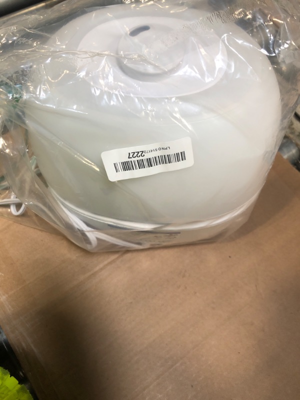 Photo 1 of ***USED*** BOXING 3L Top Fill Humidifiers for Bedroom Baby, 20dB Quiet Air Humidifier for Large Room & Indoor Plants with Optional Night Light, Cool Mist Diffuser for Home, Essential Oil Tray, BPA-Free,White,30H