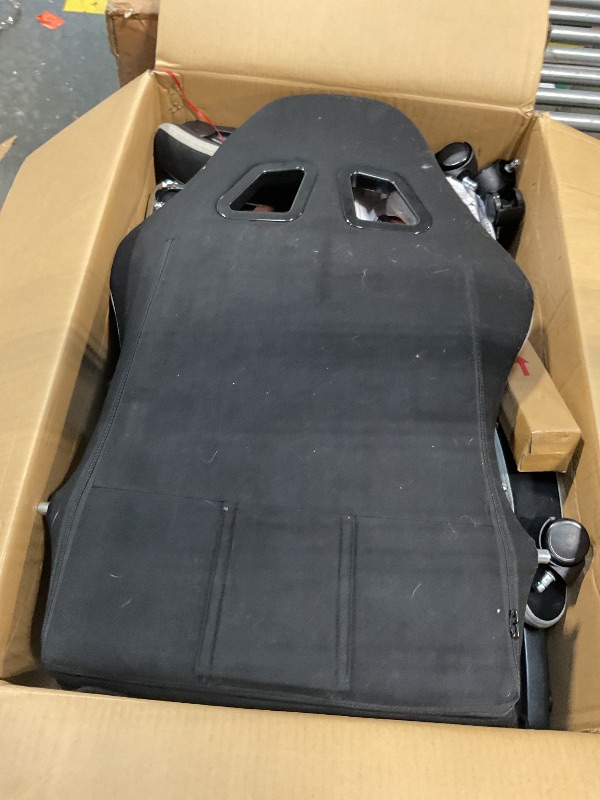 Photo 1 of ***Damaged***GTPLAYER Gaming Chair, Computer Office Chair with Pocket Spring Cushion, Linkage Armrests and Footrest, High Back Ergonomic Computer Chair with Lumbar Support Task Chair with Footrest(Black)