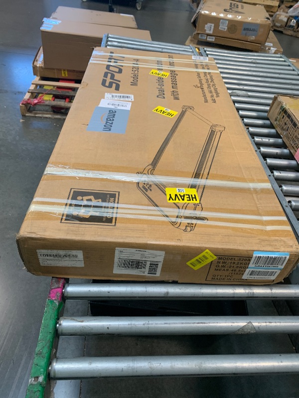 Photo 1 of ** FACTORY SEALED ** FINEHORSE 2 Side Walking Pad with Incline, 2 in 1 Under Desk Treadmills Walking Pad and Foot Massager for Home/Office, Portable Treadmill with Remote Control LED Display (Black)