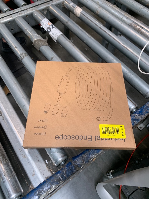 Photo 1 of [Dual-Lens] Endoscope Camera with Light,1920P HD Borescope with 8+1 Adjustable LED Lights, IP67 Waterproof Endoscope with Semi-Rigid Snake Cable, Inspection Borescope for iOS and Android-16.4ft