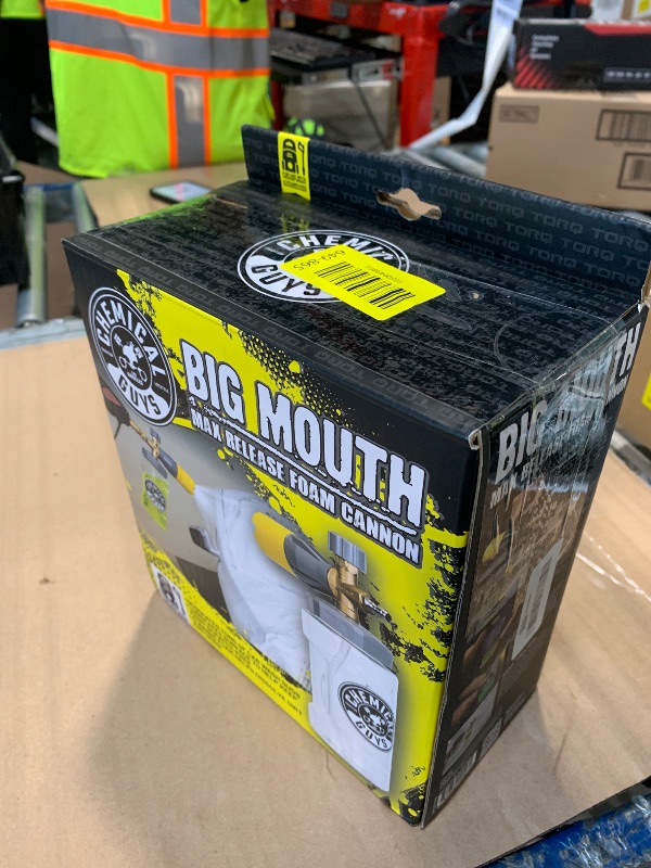Photo 1 of **DIRTY**
Chemical Guys Big Mouth Max Release Foam Cannon - Foam Cannon for Pressure Washer for Car Wash, Home Cleaning, and Boat Wash with 34 oz Bottle