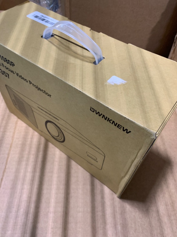Photo 1 of [Electric Focus] 4K Support Projector with WiFi6 and Bluetooth 5.3, Outdoor Projectors for Outside Video Use, OWNKNEW Gaming Movie Proyector, Auto Keystone Correction