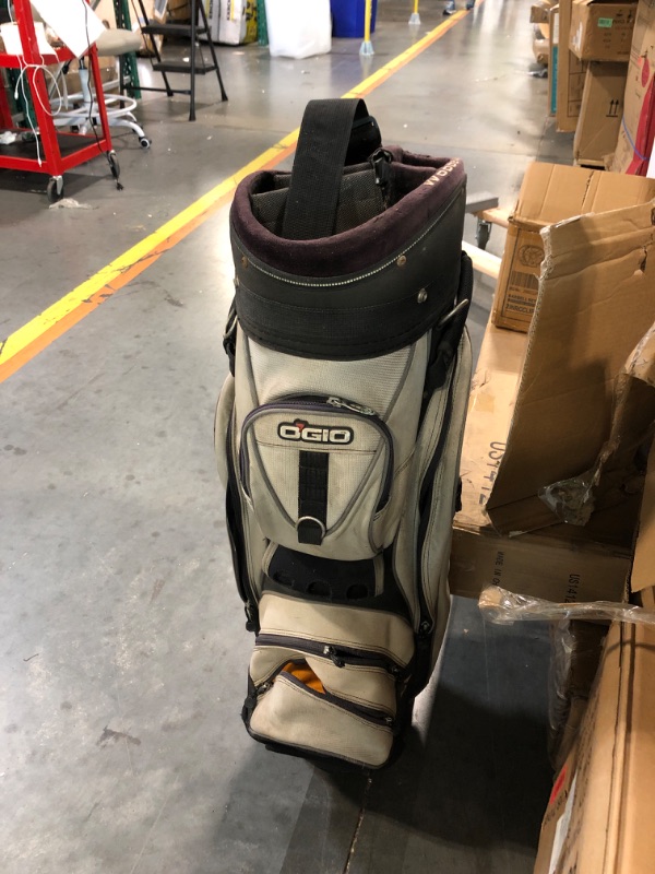 Photo 1 of ** sold as is no refund/return ** see comments
Golf Cart Bag with 14 Way Organizer Divider Top, Lightweight Golf Bags for Man Woman with Cooler Pouch, Backpack Strap (