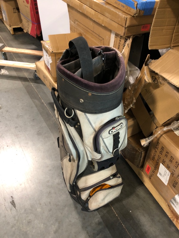Photo 1 of ** sold as is no refund/return ** see comments
Golf Cart Bag with 14 Way Organizer Divider Top, Lightweight Golf Bags for Man Woman with Cooler Pouch, Backpack Strap (