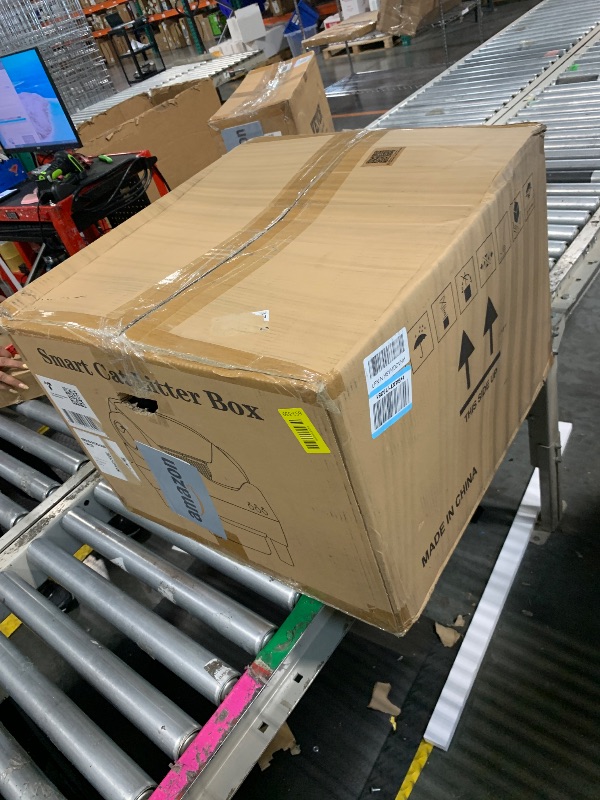 Photo 1 of ***VERY DIRTY*** KITPLUS Self Cleaning Litter Box, Automatic Cat Litter Box with APP Control, Odor-Free Waste Disposal Includes Trash Bags, Large Waste Bin, Open-Top, for Multiple Cats