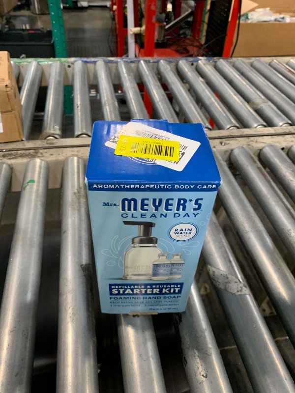 Photo 1 of ***MISSING BOTTLE*** MRS MEYER'S Foaming Hand Soap Starter Kit, 1 EA