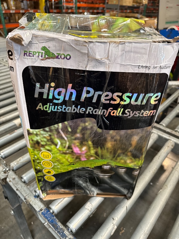 View 3 of ** UNCLEAN/MISSING PARTS**REPTI ZOO 10L Reptile Mister Fogger Terrariums Humidifier Extremly High Pressure Silent Pump Fog Machine Misting Rainforest Sprayer System Tank with 4PCS Nozzles for a Variety of Reptiles/Amphibians