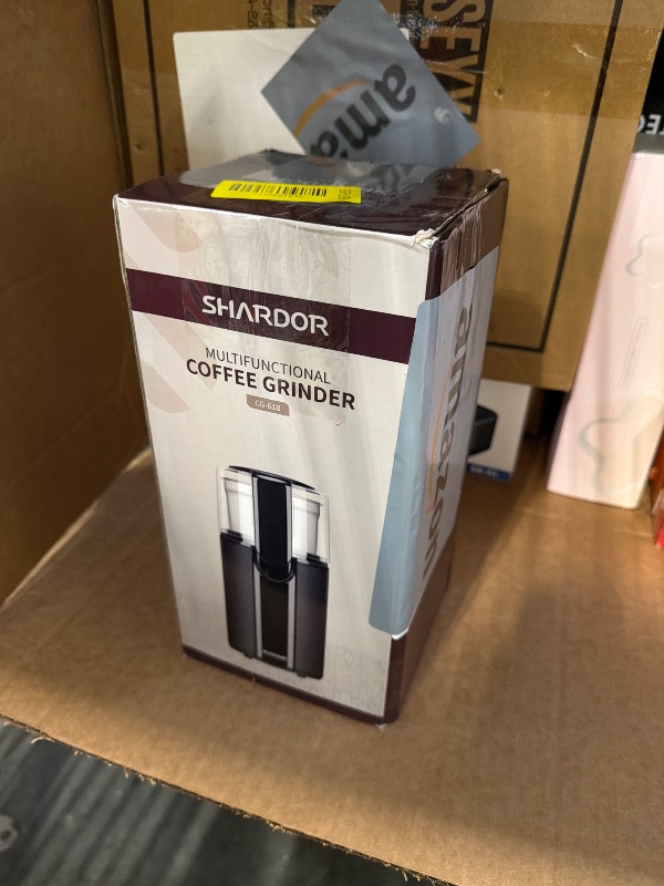 View 2 of **MISSING PARTS**
SHARDOR Coffee Grinder Electric, Spice, Herb, Grinder for Coffee Bean Spices and Seeds with 2 Removable Stainless Steel Bowls, Black