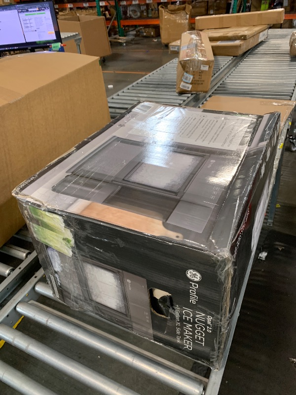 Photo 1 of ***USED/DIRTY*** GE Profile Opal 2.0 XL with 1 Gallon Tank, Chewable Crunchable Countertop Nugget Ice Maker, Scoop included, 38 lbs in 24 hours, Pellet Ice Machine with WiFi & Smart Connected, Stainless Steel