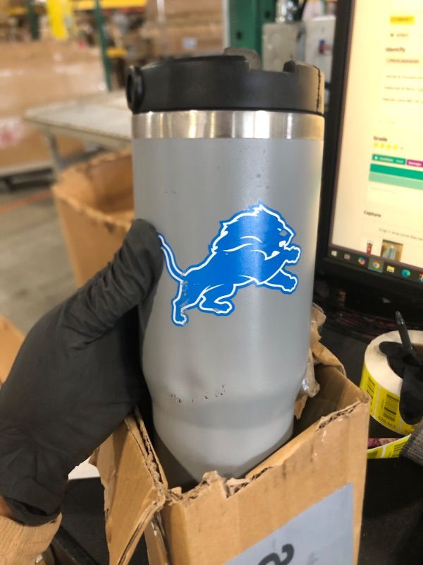 Photo 1 of **SOLD AS IS NO REFUND/RETURN** SEE COMMENTS!~
Detroit Lions NFL 30 oz Straw Tumbler