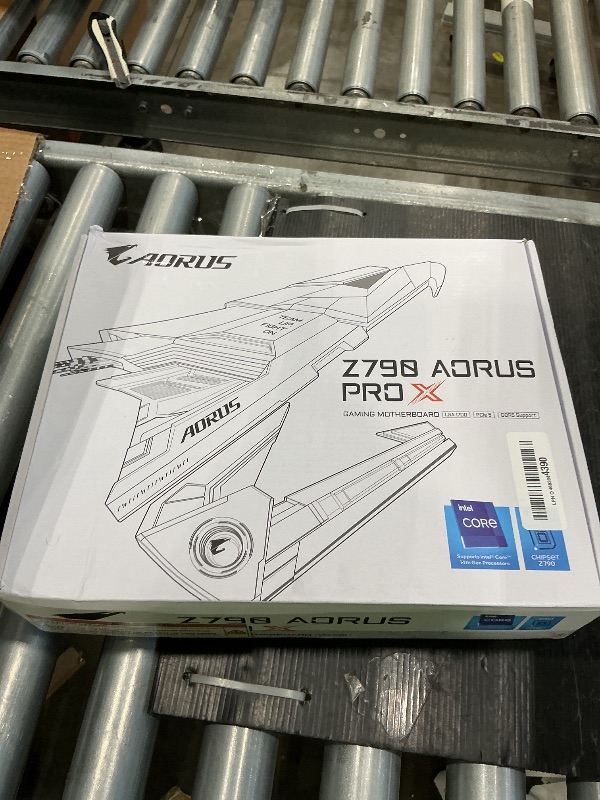 View 3 of *FOR PARTS ONLY*
Gigabyte Z790 AORUS PRO X Motherboard - Supports Intel 14th Gen CPUs, 18+1+2 Phases VRM, up to 8266MHz DDR5 (OC), 1xPCIe 5.0 + 4xPCIe 4.0 M.2, Wi-Fi 7, 5GbE LAN, USB 3.2 Gen 2x2