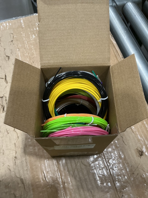 Photo 1 of 1.75mm 3D Pen Filament Refills Compatible with SCRIB3D P1/ADV MYNT3D Basic/Super/Pro, 20 Colors, 260ft, 13ft per Color, Comes with 2 Finger Caps & Stencil