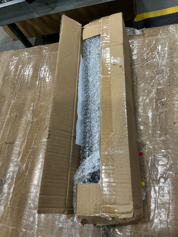 Photo 1 of 1 Inch Black Curtain Rods for windows, Heavy Duty Adjustable Splicing Single Curtain Rod with Brackets (30-44")