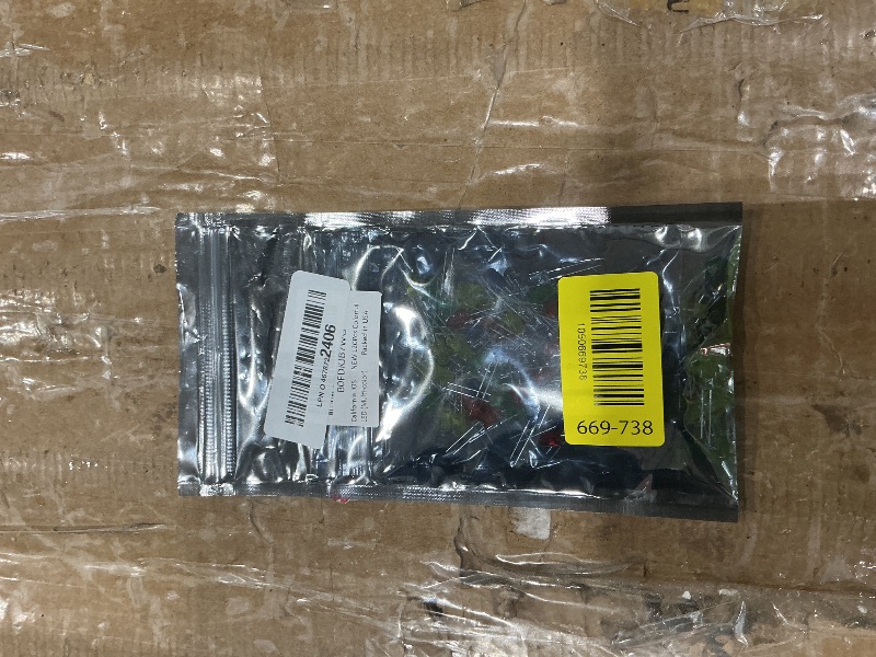 Photo 1 of (120 Pcs) California JOS 5mm LED Light Diodes, LED Circuit Assorted Kit for Science Project Experiment (Multi-Colored - 5 Color)