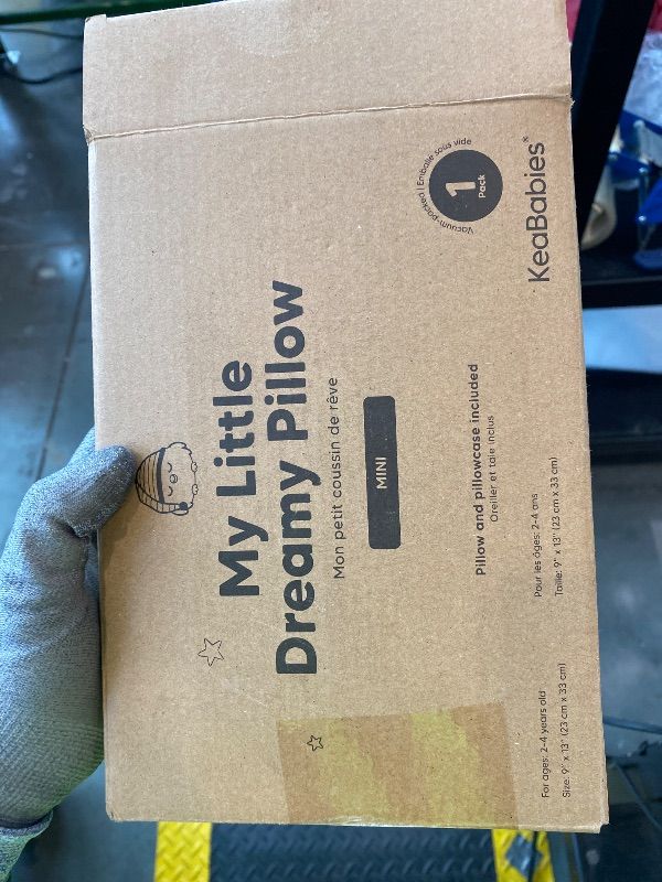 Photo 1 of *MISSING PARTS - See Clerk Notes*
Mini Toddler Pillow with Pillowcase - 9x13 My Little Dreamy Travel Kids Pillow for Sleeping, Toddler Bed, Small, Tiny, Organic Cotton Pillowcase, Soft & Breathable, Kids 2-4 Years Old(Soft White)