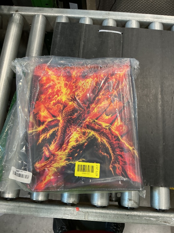 Photo 1 of 1008 Card Binder 9 Pocket, 3-Ring Trading Card Binder with 56 Page Removable Sleeves, High Storage Waterproof Trading Card Holder Collection Card Album Carrying Organizer Case for MTG TCG Cards -Fire