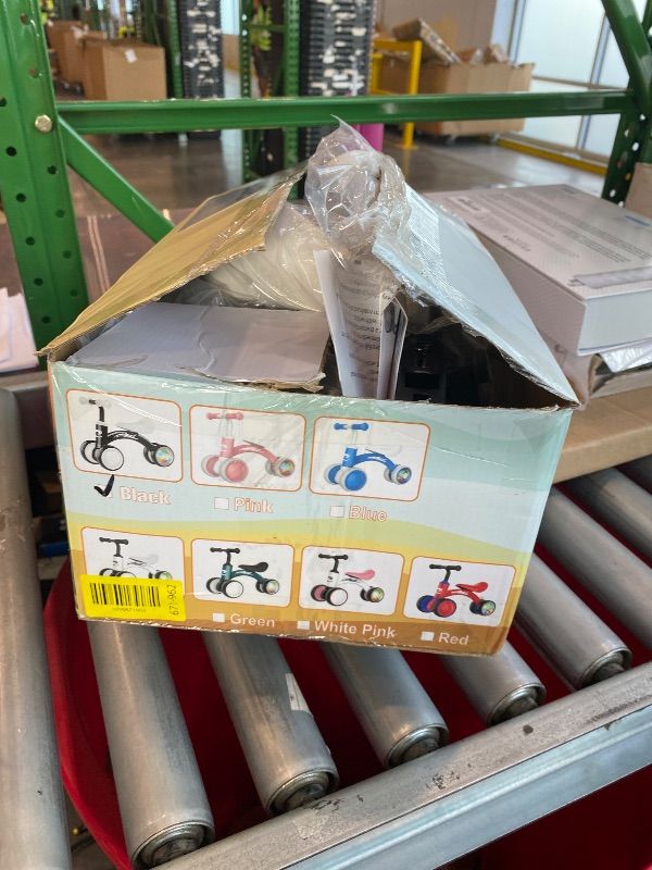 Photo 1 of *UNTESTED*
Colorful Lighting Baby Balance Bike Toys for 1 Year Old Boy Gifts, 10-36 Month Toddler Balance Bike, No Pedal 4 Silence Wheels&Soft Seat First Riding on Toys, One Year Old Boy Birthday Gifts.