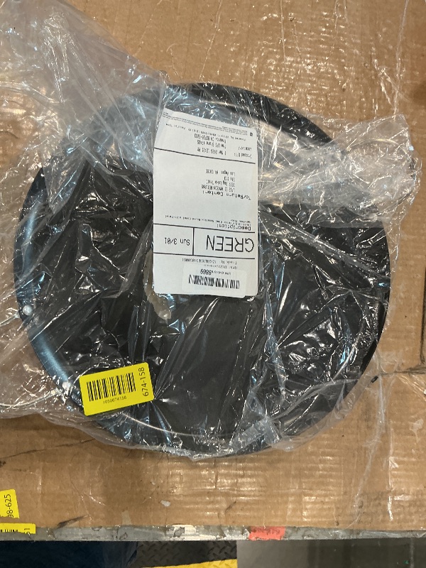 Photo 1 of ***BLACK COATING IS FLAKING OFF THE PAN, SELLING FOR PARTS, FINAL SALE***IMUSA 13.5in Carbon Steel Nonstick Round Comal with Metal Handles, Black***BLACK COATING IS FLAKING OFF THE PAN, SELLING FOR PARTS, FINAL SALE***
