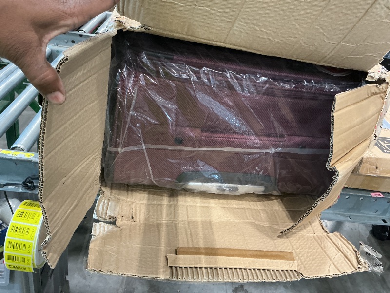 Photo 1 of ***PARTIAL SET**
SWISSGEAR Sion Softside Expandable Spinner Luggage Durable Lightweight Travel Suitcase, Merlot, 2-Piece Set (21/29)