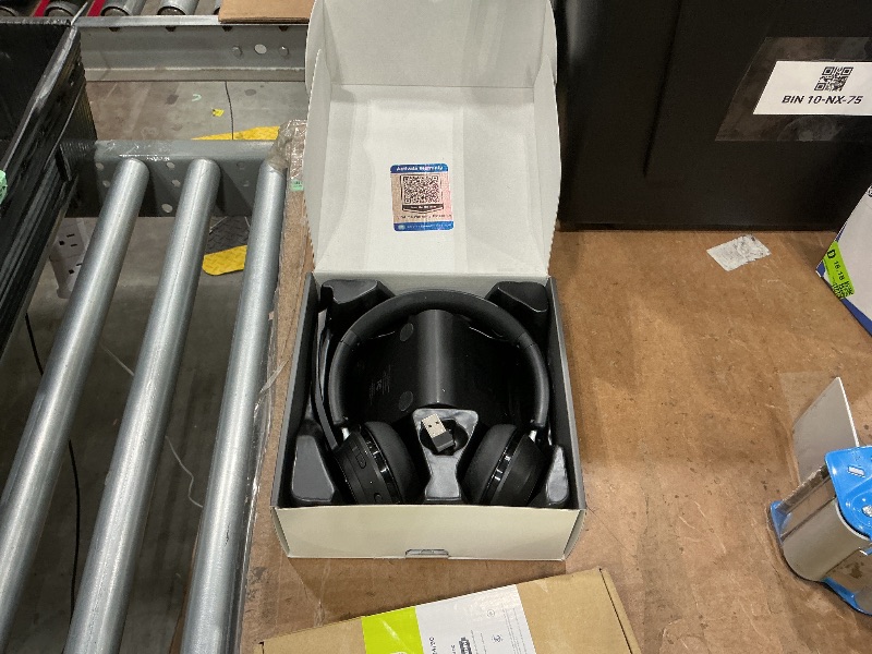 Photo 1 of (Upgraded Version) Wireless Headset, Bluetooth Headset with Noise Cancelling Microphone, Best Headphones with Mic Mute & USB Dongle for PC/Computer/Laptop/Cell Phones/Remote Work/Call Center