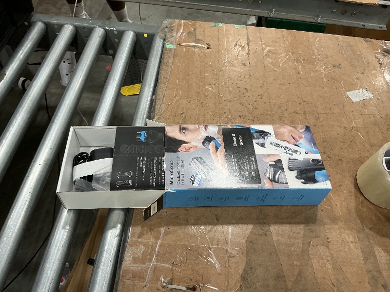 Photo 1 of *MINOR DAMAGE - USED*
Braun Electric Series 3 Razor with Precision Trimmer, Rechargeable, Wet & Dry Foil Shaver for Men, Blue/Black, 4 Piece