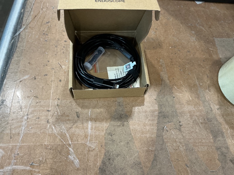 Photo 1 of [Dual-Lens] Endoscope Camera with Light, 1920P HD Borescope with 8+1 Adjustable LED Lights, IP67 Waterproof 16.5FT Semi-Rigid Snake Cord Inspection Camera for iPhone, iPad and Android Phone (Type C)