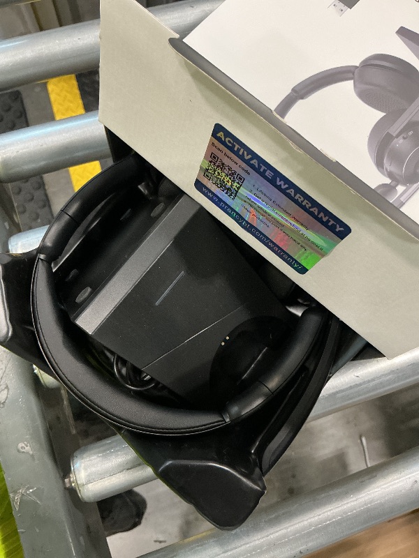 Photo 1 of (2025 Upgraded) Wireless Headset with Mic for Work, Bluetooth Headset with Noise Canceling Microphone with Dongle, Charging Base & Mic Mute, Wireless Headphones for Work from Home/PC/Computer