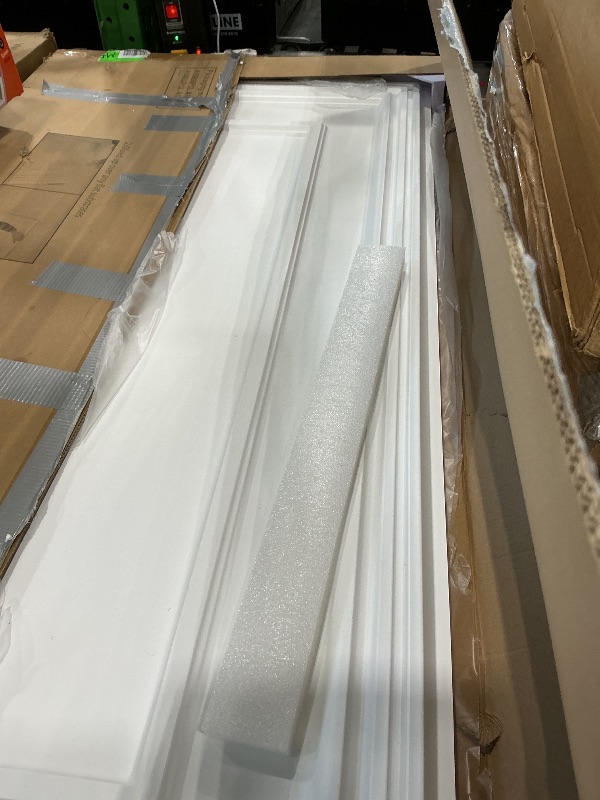 Photo 1 of *PARTIAL SET - See Clerk Notes*
Art3d Drop Ceiling Tiles, 24x48in. White (12-Pack), Polyvinyl Chloride (PVC), Glue Down