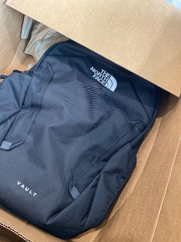 Photo 1 of *MINOR DAMAGE - USED*
The North Face Vault Everyday Laptop Backpack - Commuter Travel Bag, Water-Repellent Finish, Spacious Compartment, TNF Black-NPF, One Size