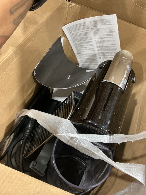 Photo 1 of *UNTESTED*
Nespresso CitiZ Coffee and Espresso Machine by De'Longhi with Milk Frother, Black, 9.3 x 14.6 x 10.9 inches
